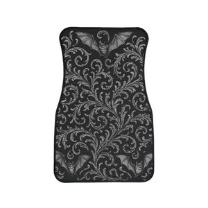 Victorian Gothic Bats | Car Floor Mat, 1 piece | Unique Auto Decor image 2