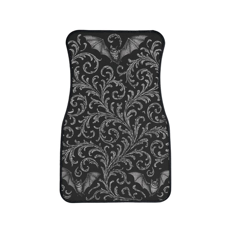 Victorian Gothic Bats | Car Floor Mat, 1 piece | Unique Auto Decor image 2