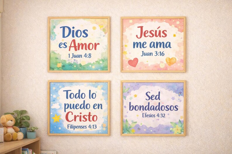 Christian Classroom Decor Printable | Sunday School Wall Art | Bible ...