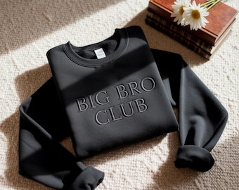 Sudadera bordada del Club del Hermano Mayor, atuendo para revelar la identidad de los hermanos