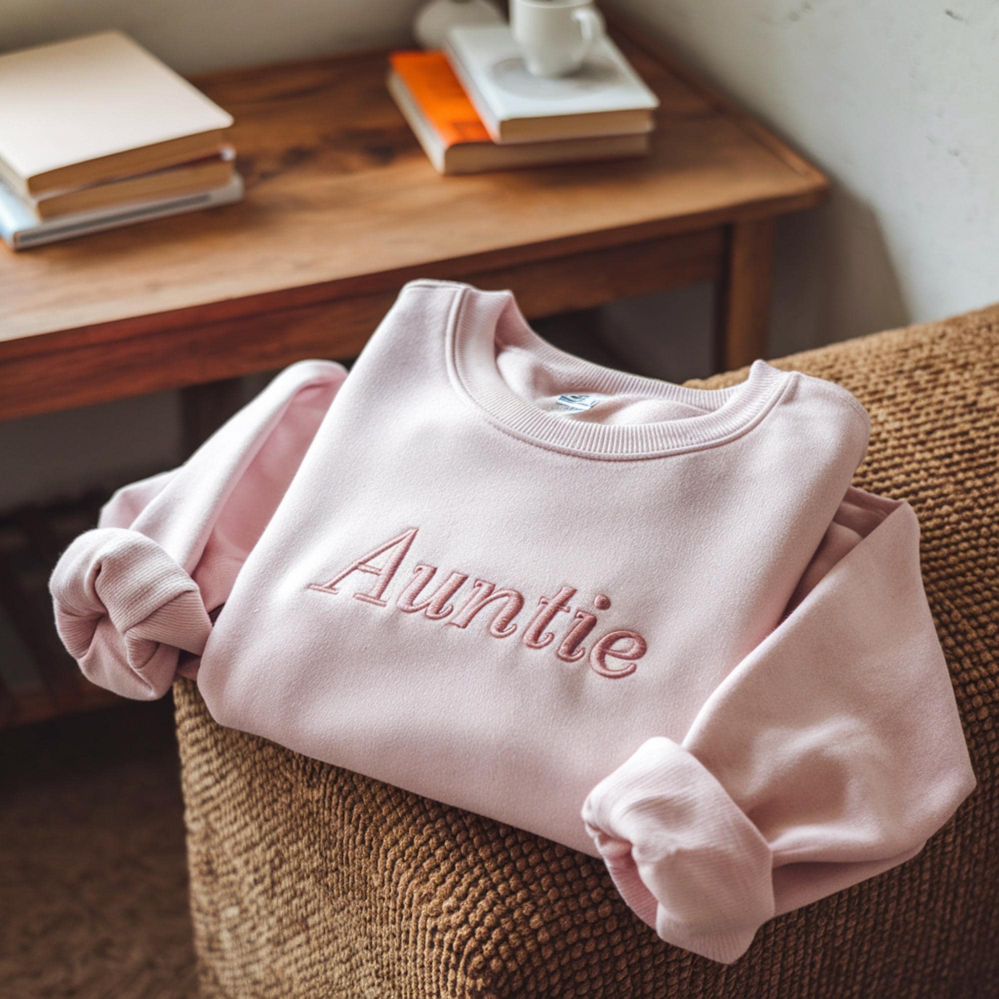 EMBROIDERED Auntie Sweatshirt, Auntie Shirt, Gift for Aunt, Aunt Sweatshirt, New Aunt Gift, Embroidered Auntie Crewneck, Aunt Gift