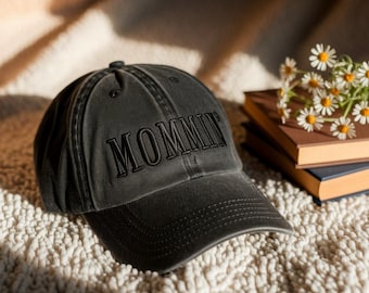 Mommin Embroidered Baseball Cap - Minimalist Mom Hat