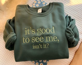 Embroidered Wicked Crewneck, Musical Theatre Sweatshirt