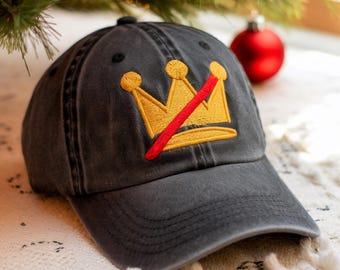 Embroidered No Kings Hat, Political Protest Cap