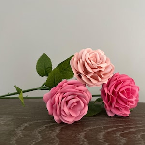 Paper Rose, Paper Flowers, Handmade Flowers, Fake Rose Flowers, Valentines Day Flowers, Wedding Anniversary, Gift Ideas
