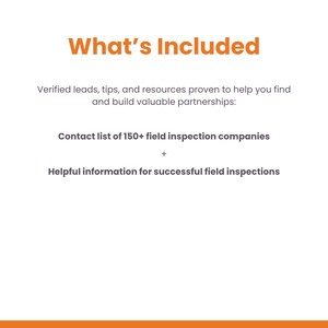 Field Inspection Marketing List for Notaries and Signing Agents, Notary Public Resources, Notary Marketing Tools, Notary Supplies image 5