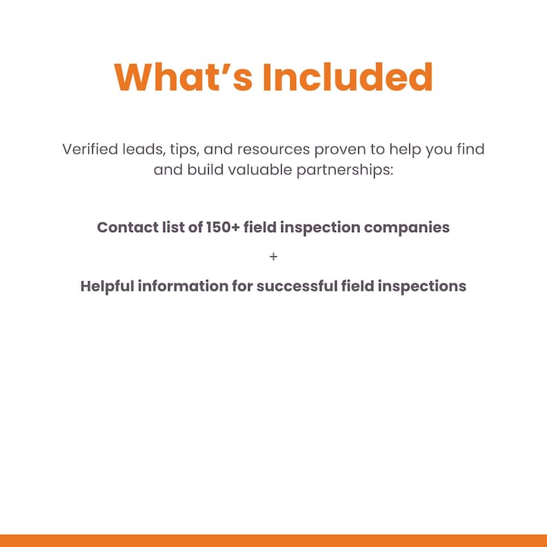 Field Inspection Marketing List for Notaries and Signing Agents, Notary Public Resources, Notary Marketing Tools, Notary Supplies image 5