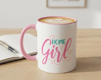 Personalisierte Home Girl Real Realty Tasse, Abschlusstag Kaffeetasse, Makler Geschenk