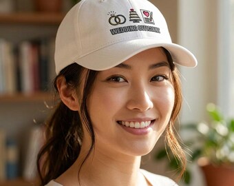 Embroidered Wedding Officiant Baseball Cap, Minister Ceremony Vendor Hat
