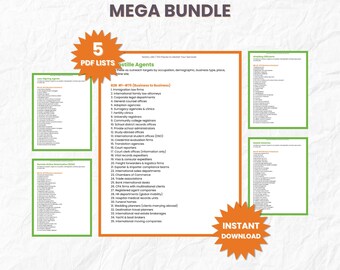 750 Orte, um Ihre Dienstpakete zu vermarkten — Notar, Kreditbevollmächtigter, Hochzeitsoffiziant, Apostille & Online-Notar, B2B+B2C (5×150)