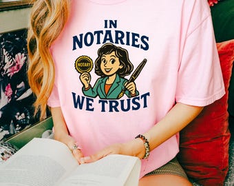 Patriotic Notary Public T-Shirt, Cute Graphic Mobile Notary Tee, Public Notary Swag, Notary Apparel, Loan Signing Agent Gift, Notary Shirt