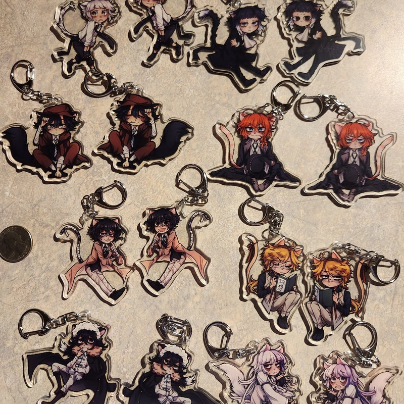 Bungou Stray Dogs Keychain - Etsy