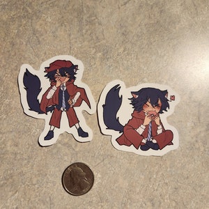 Bungou Stray Catboy Vinyl Stickers - Etsy