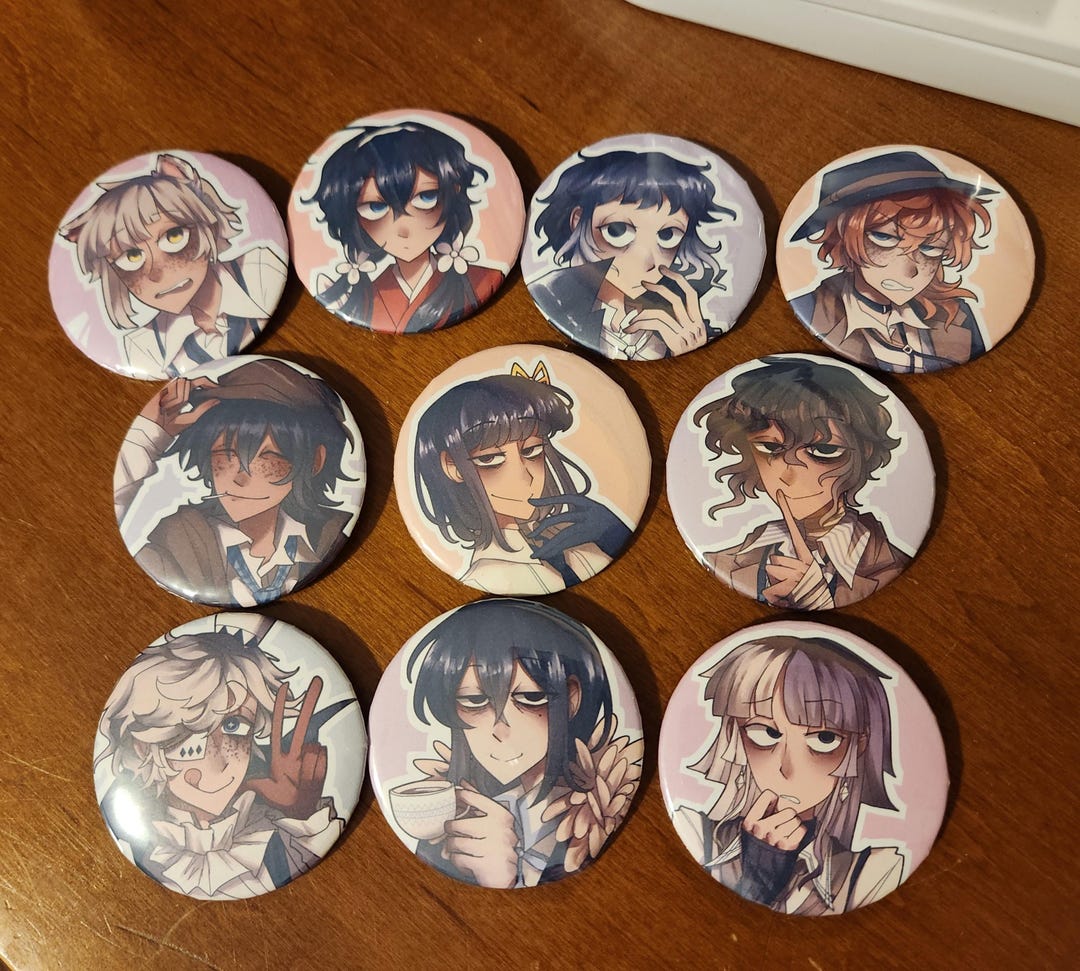 Bungou Stray Dogs 2 25 58mm Pins Etsy