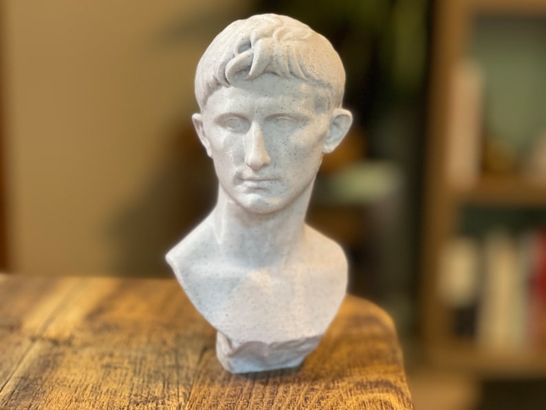 Roman Emperor Augustus Bust / Statue Roman History Gift Etsy