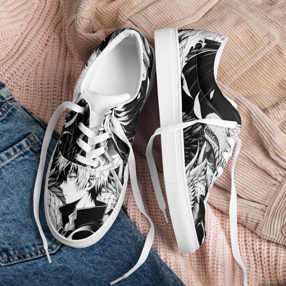 Men’s lace-up canvas shoes