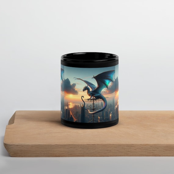 Black Glossy Mug