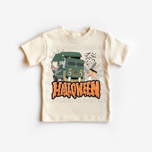 Trash Truck Halloween Holiday Character Art - Download digitale - PNG di alta qualità - 15x15 pollici - 300 dpi - CMYK - Design della camicia