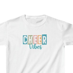 Cheer Vibes tshirt, gift for cheerleader, cheerleader vibes shirt