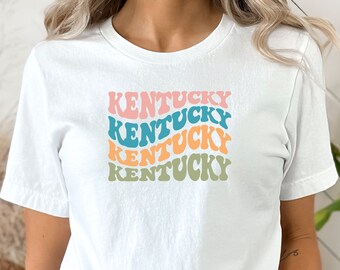 Camiseta retro de Kentucky, camiseta unisex