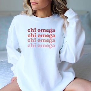 Chi Omega Sweatshirt, Chi O shirt, chi omega merch, gift for sorority sister, Chi Omega shirt