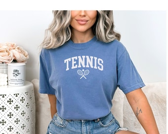 Comfort Colors Tennis T-Shirt, Garment-Dyed Ring-Spun Cotton