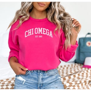 Chi omega sweatshirt, Chi O shirt, sorority shirt, sorority gift, gift for sorority rush, gift for sorority sister, big lil gift