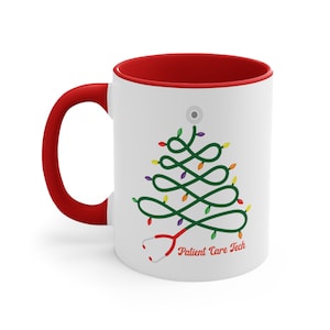PCT Coffee Mug, Christmas mug for patient care technician, PCT gift, Patient care tech
