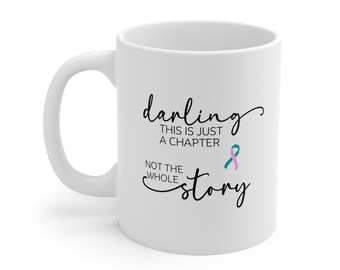 BRCA Awareness Mug, Inspirational Breast Cancer Survivor Gift