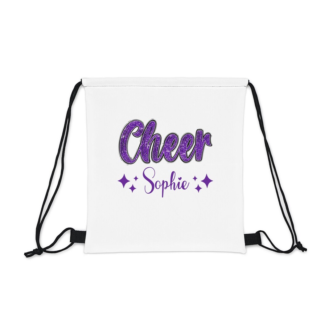 Personalized Cheer Bag Cheerleader Drawstring Bag Custom Etsy