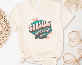 Personalized shirts for girl’s trip, group shirts for vacation, Seaside girls trip shirts, shirts for friends trip, shirts for beach trip