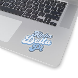 Alpha Delta Pi Kiss-Cut Stickers, adpi sticker for laptop, adpi big little gift, sorority stickers