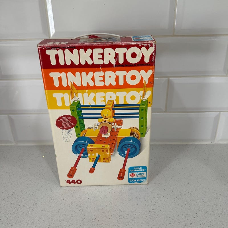 Vintage Tinker Toys - Etsy
