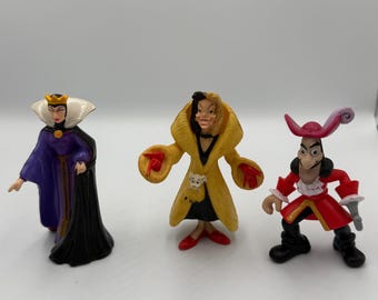 Vintage Disney PVC set of 3 Villains