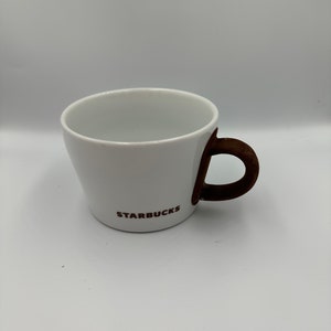 Starbucks Ceramic Mug Brown Felt Handle