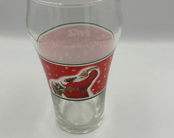 Copo vintage de Coca Cola &quot;O único verdadeiro refresco de férias&quot;