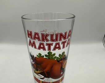 14 oz Glas Disneys König der Löwen Hakuna Matata