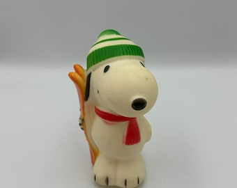 Jouet couineur Peanuts « Ski Snoopy » 1965