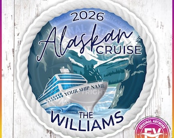 Alaskan Cruise Door Magnets | Personalized  Royal Disney Norwegian Princess Celebrity Alaska Cruise Door Magnets