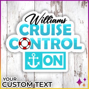 Personalized Cruise Door Magnets Cruise Control | Custom Cruise Magnet Royal Disney Norwegian Celebrity Cruise Magnet Sign | Cruise Gift
