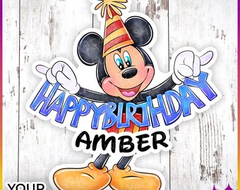 Imanes para puertas de cruceros Disney de cumpleaños / Letrero magnético personalizado para puerta de crucero Disney de cumpleaños / Regalo de crucero de cumpleaños / Imán para crucero de cumpleaños