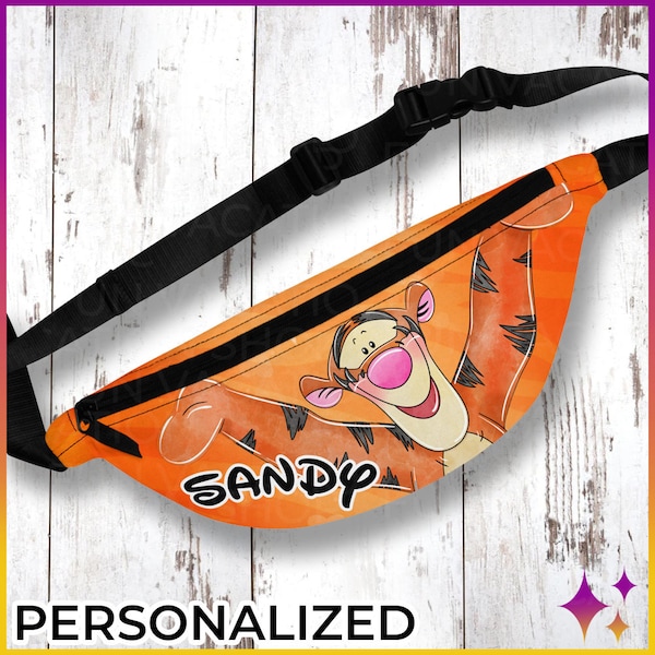 Custom Tigger Disney Fanny Pack | Tigger Belt Bag Gift for Women or Tigger Fans