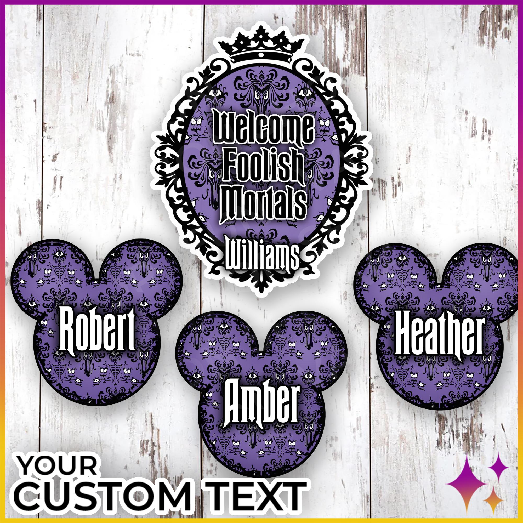 Haunted Mansion Disney Cruise Door Magnets or Set | Disney Haunted Mansion Cruise or Resort Door Magnet Sign or Set | Disney Cruise Gift