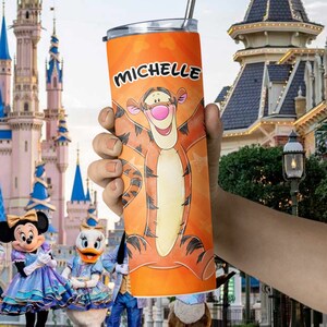 Personalized Tigger Disney Park Disney Cruise Tumbler Cup Disney World Cup Disneyland Cup Disney Park Family Vacation Trip Gift