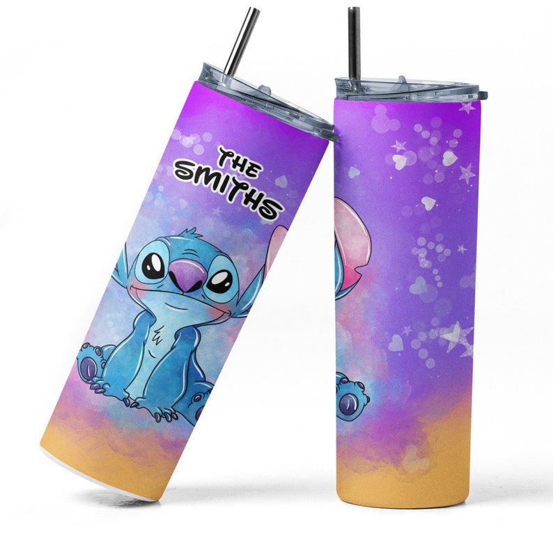Personalized Stitch Disney Park Disney Cruise Tumbler Cup Disney World Cup Disneyland Cup Disney Park Family Vacation Trip Gift