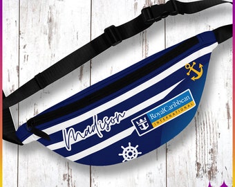 Custom Royal Caribbean Cruise Fanny Pack Sling Bag | Personalized Royal Cruise Caribbean Belt Bag | Cruise Gift Idea | Loyal to Royal