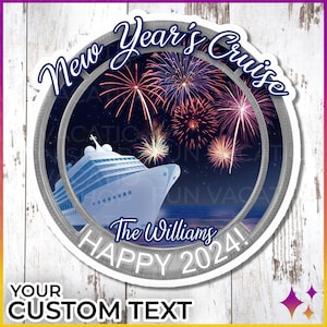 Magneti per porte da crociera / Crociere di Capodanno / Royal Disney Norwegian Princess Celebrity personalizzati / Crociera di Capodanno