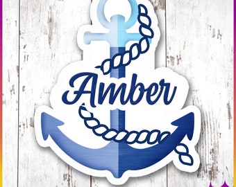 Cruise Door Magnets Royal Caribbean Name Anchor | Personalized Royal Caribbean Anchor Cruise Door Magnet Sign | Caribbean Cruise Gift Bag