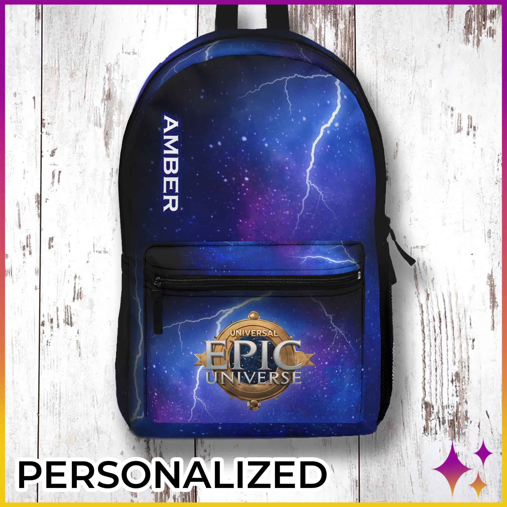 Epic Universe Universal Studios Custom Backpack Personalized