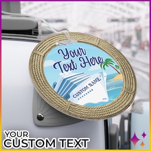 Custom Cruise Luggage Tag | Royal Norwegian Caribbean Cruise Luggage Tags | Cruise Gift Idea
